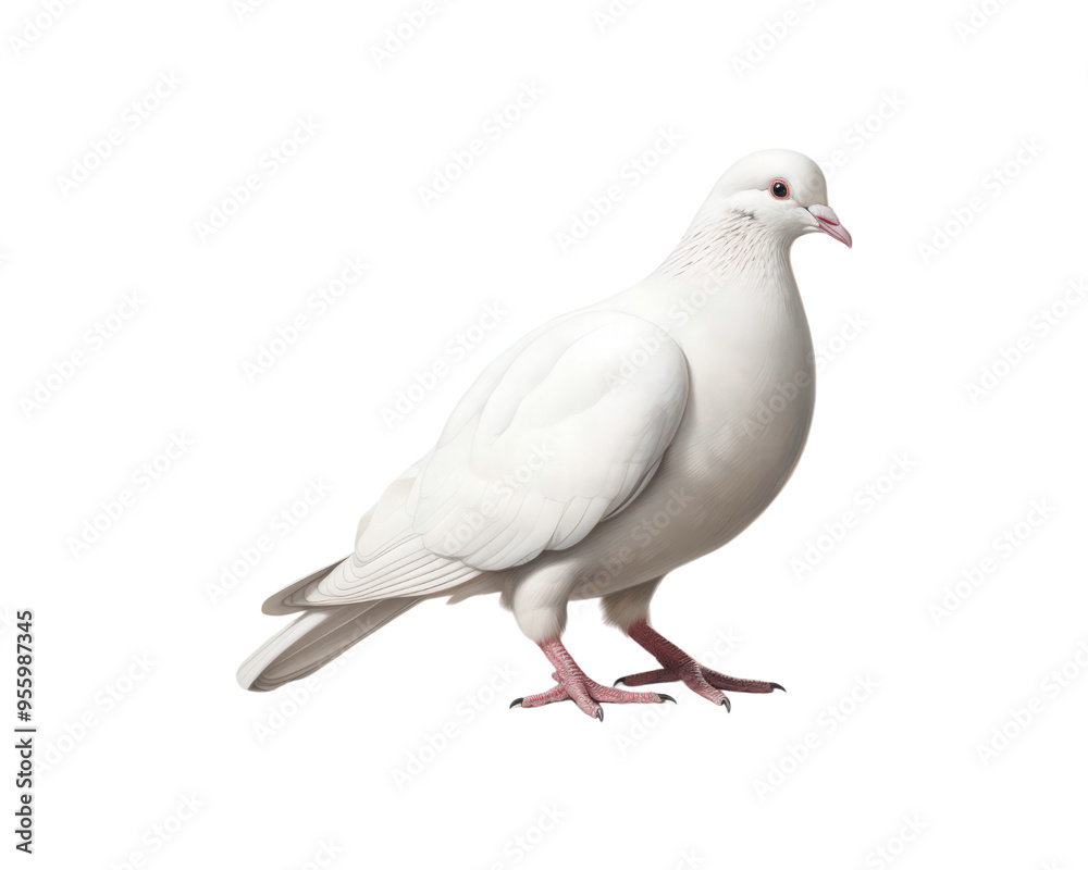 photo of a full body white dove symbolizing peace and purity, suitable for wedding invitations, nature blogs, and spiritual designs photo of a full body white dove symbolizing peace and purity, suitable for wedding invitations, nature blogs, and spiritual designs