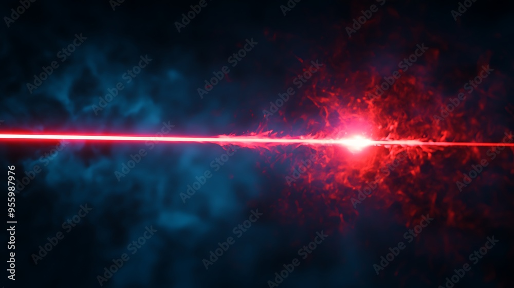 Abstract Laser Beam Art Abstract Laser Beam Art