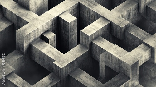 Abstract Geometric Concrete Structure