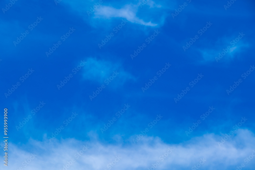Clear sky background for summer vacation concept at ocean and summer sea water with sunlight of beautiful cloudy sky.concept Clear sky background for summer vacation concept at ocean and summer sea water with sunlight of beautiful cloudy sky.concept