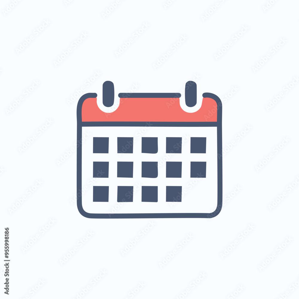 Calendar icon, vector illustration. Calendar icon, vector illustration.