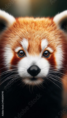 Close-Up of a Red Panda’s Face