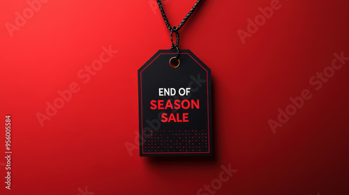 End of season weekend sale banner template.