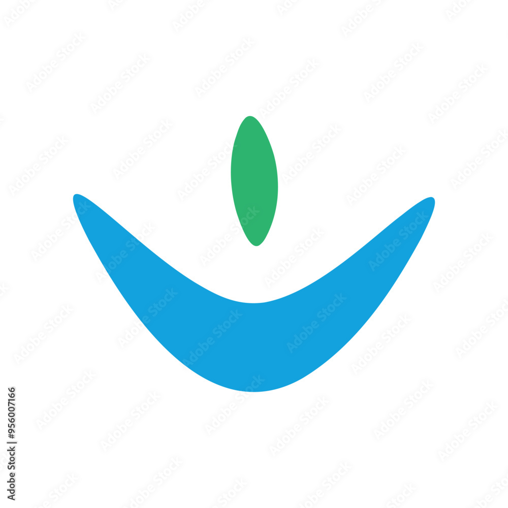 Abstract Wellness and Balance Logo Abstract Wellness and Balance Logo