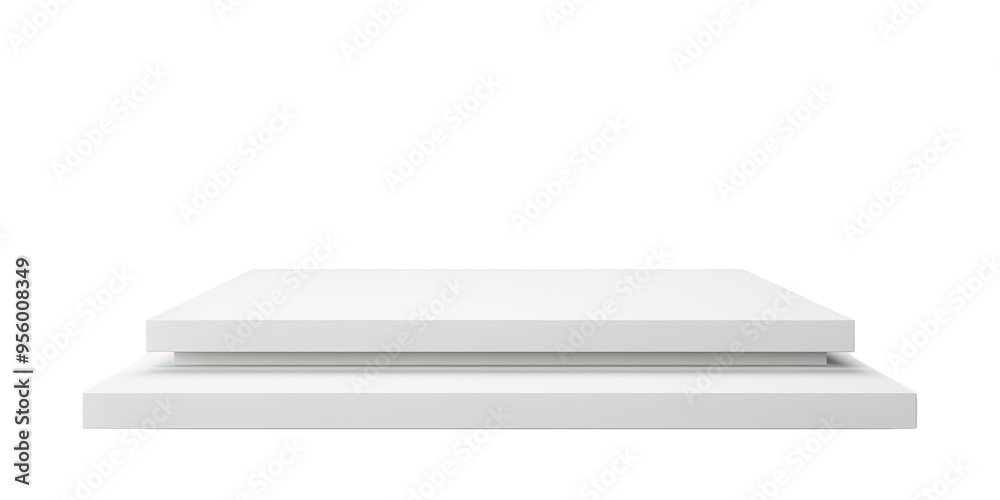 Beautiful White Step Platform on transparent background, png Beautiful White Step Platform on transparent background, png