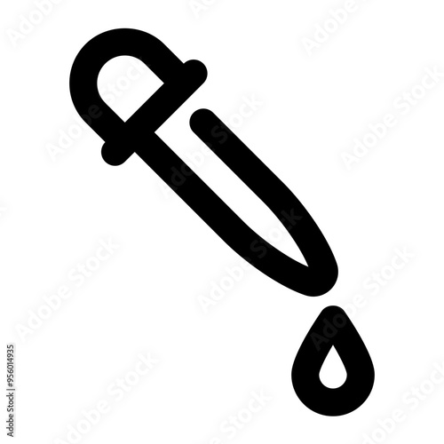 pipette, drop, medicine, meds, pharmacy ouline icon