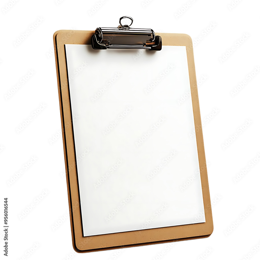 Blank Clipboard with Transparent Background for Design Projects and Mockups Blank Clipboard with Transparent Background for Design Projects and Mockups