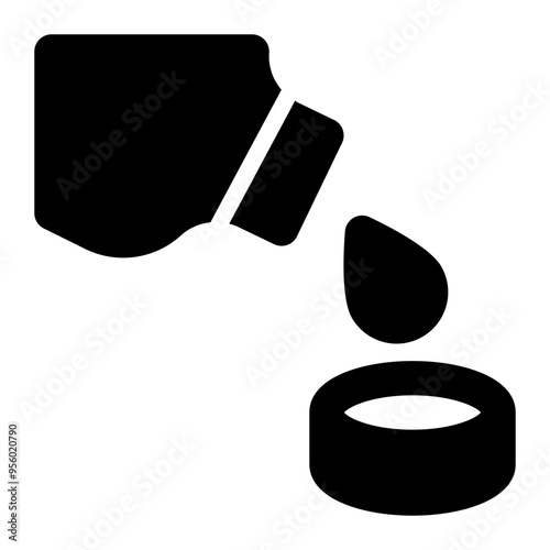 syrup, meds, medicine, drugs, pharmacy solid or glyph icon