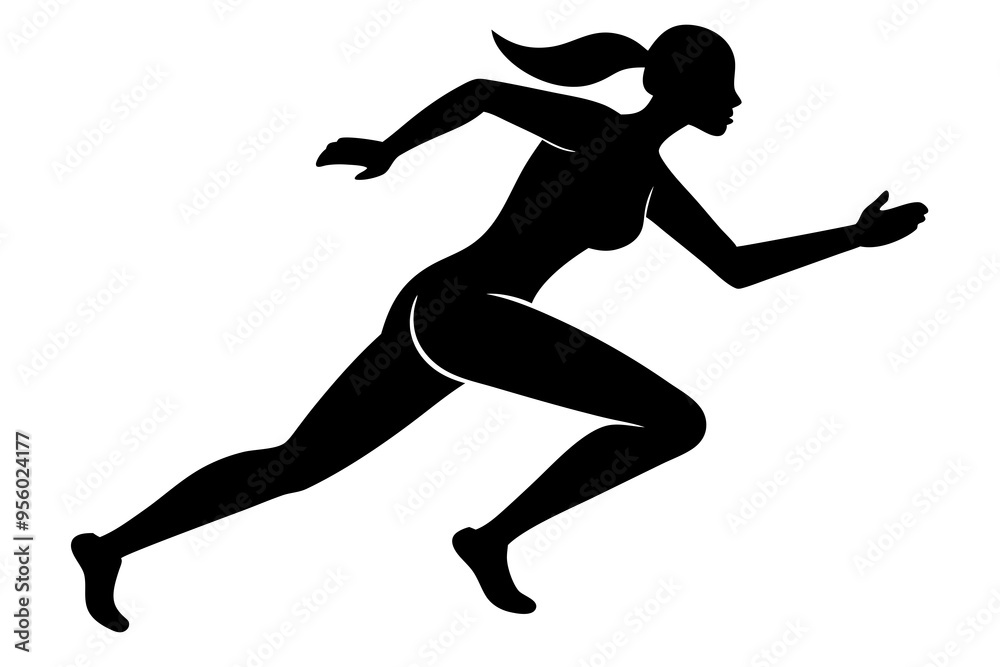 Running women silhouette, Runner silhouette
Running women silhouette, Runner silhouette