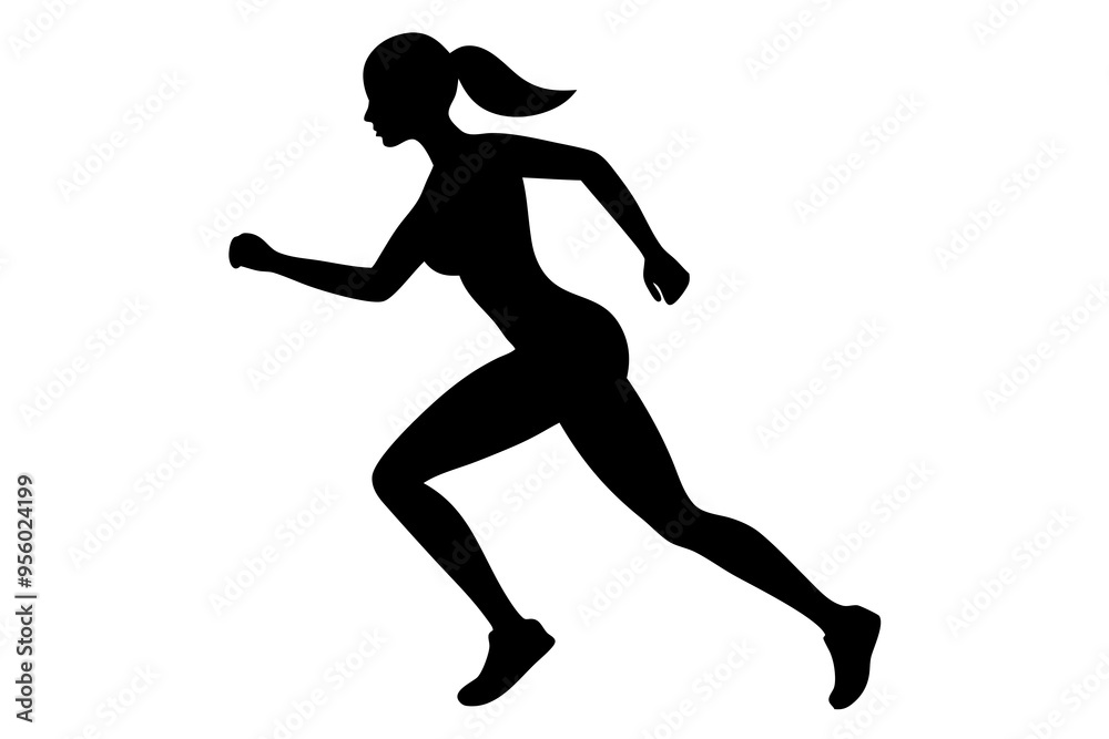 Running women silhouette, Runner silhouette
Running women silhouette, Runner silhouette