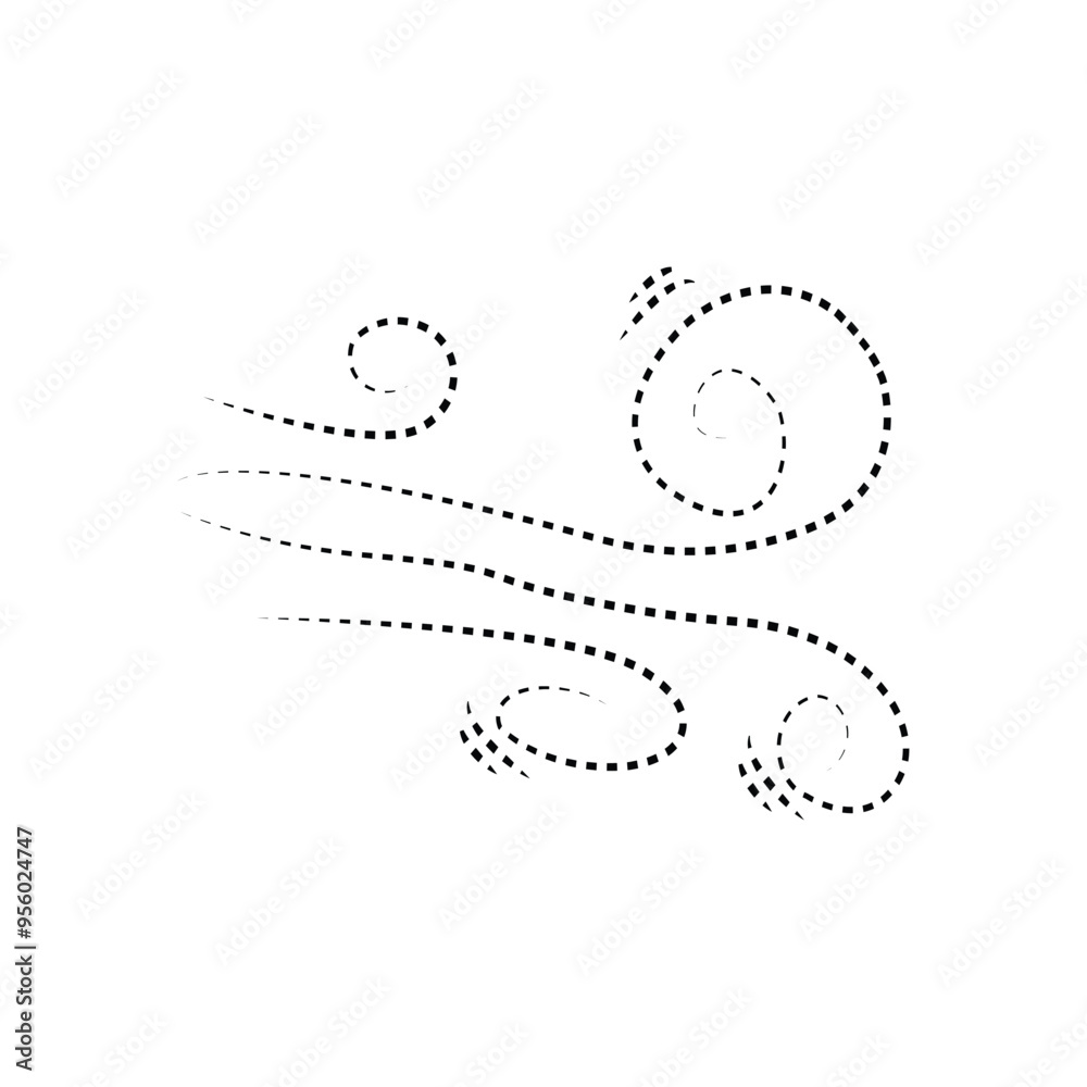 Blowing air lines icon. wind icon. Hand drawn doodle wind motion, air blow, swirl elements. Blowing air lines icon. wind icon. Hand drawn doodle wind motion, air blow, swirl elements.