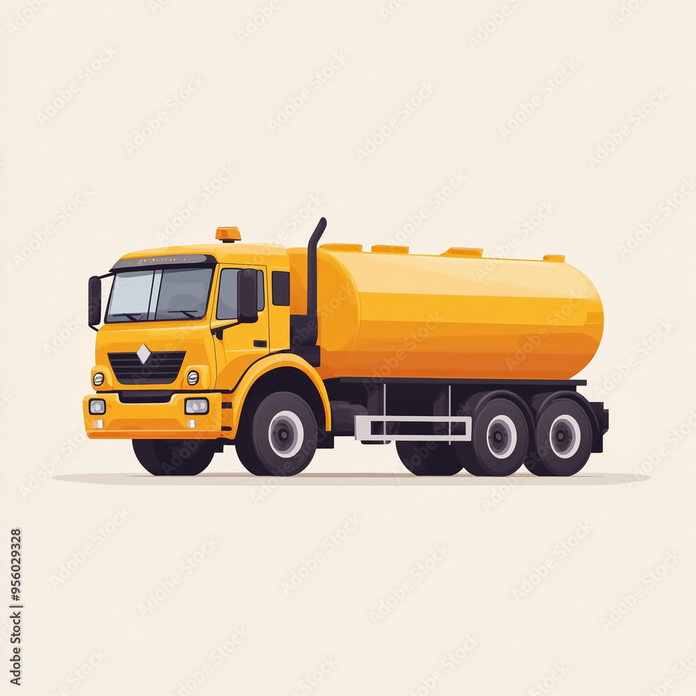 a fuel truck vehicle a fuel truck vehicle