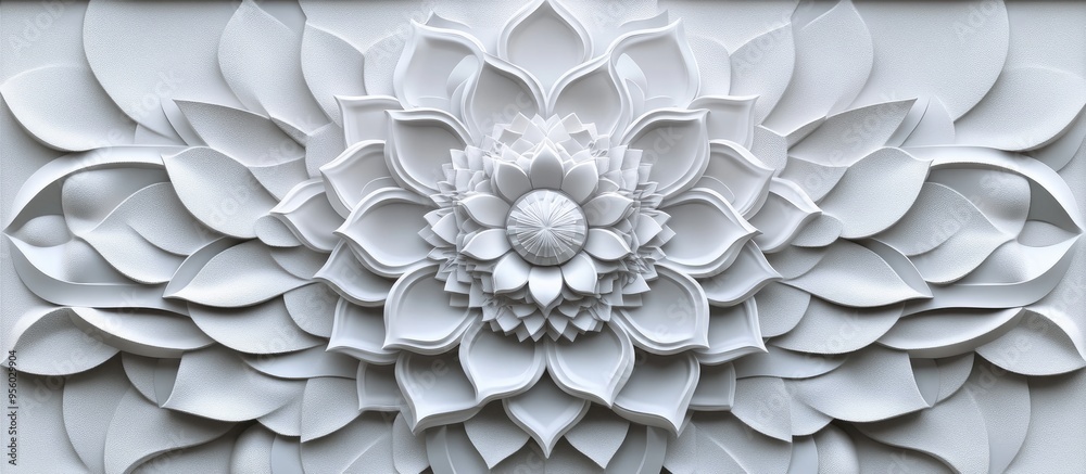 3D Rendering of Digital Wall Tile Decor Featuring Mandala Art for Interior Spaces Suitable for Wallpaper Linoleum Textile and Web Page Backgrounds Illustration 3D Rendering of Digital Wall Tile Decor Featuring Mandala Art for Interior Spaces Suitable for Wallpaper Linoleum Textile and Web Page Backgrounds Illustration