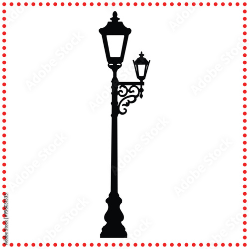 Illuminate Your Outdoor Space with Our Elegant and Timeless Street Lamp Design.