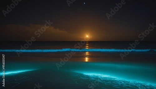 Bioluminescent Beaches (Various locations): Some beaches around the world, like Mosquito Bay in Vieques, Puerto Rico, 