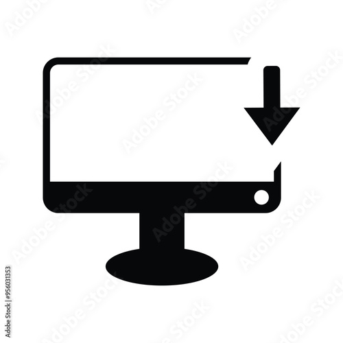 Computer download icon