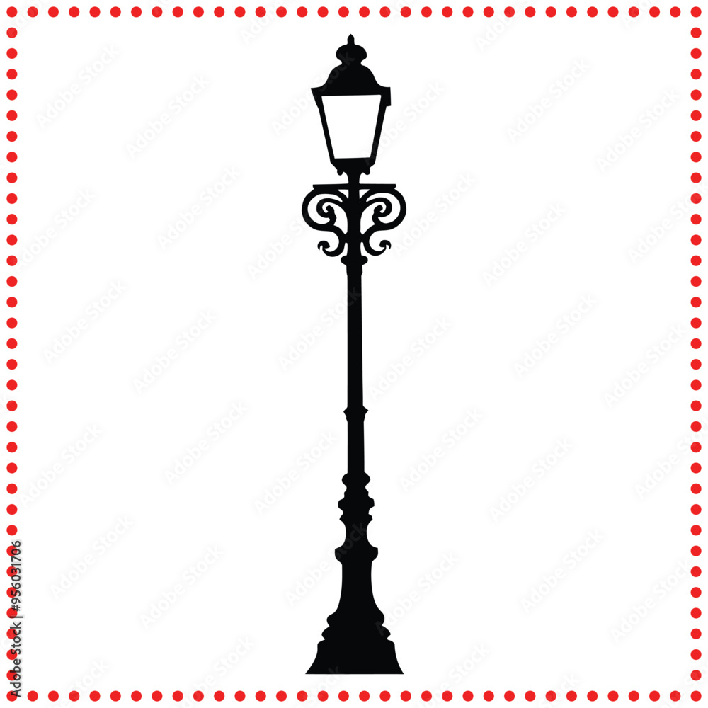 Capture the Essence of Old World Charm with Our Ornate Street Lamp. Capture the Essence of Old World Charm with Our Ornate Street Lamp.