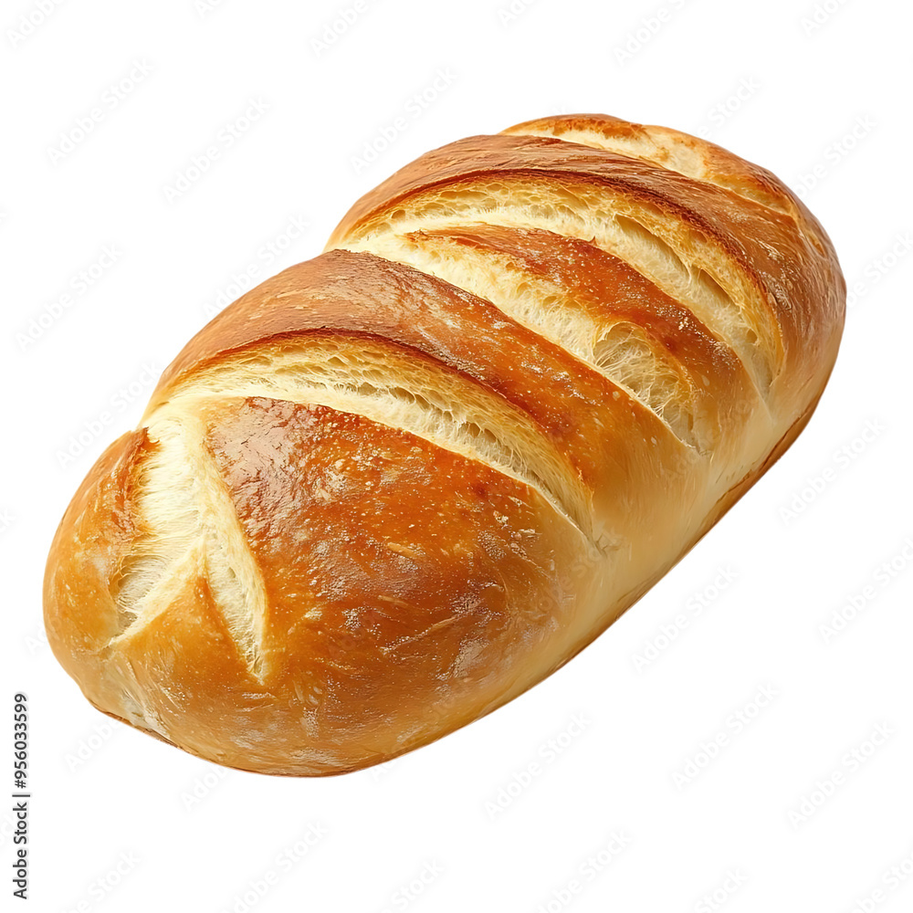 Freshly Baked Loaf of White Bread with a Transparent Background, Perfect for Your Next Sandwich or Meal Freshly Baked Loaf of White Bread with a Transparent Background, Perfect for Your Next Sandwich or Meal