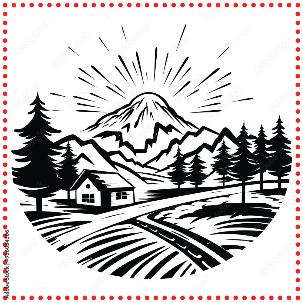 Discover Tranquility in a Secluded Cabin, Surrounded by Towering Pines and Mountains. Discover Tranquility in a Secluded Cabin, Surrounded by Towering Pines and Mountains.