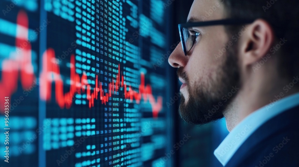 Fototapeta premium Stock Market Analysis.