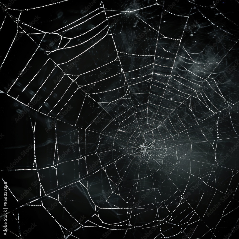 Naklejka premium Intricate spider web