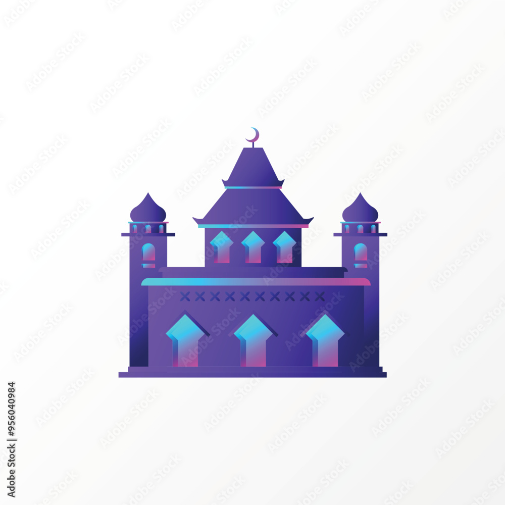 islamic mosque illustration islamic mosque illustration