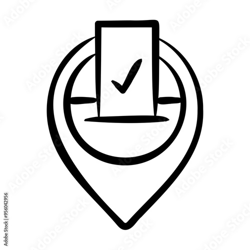 Polling Station Icon