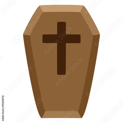 coffin flat icon