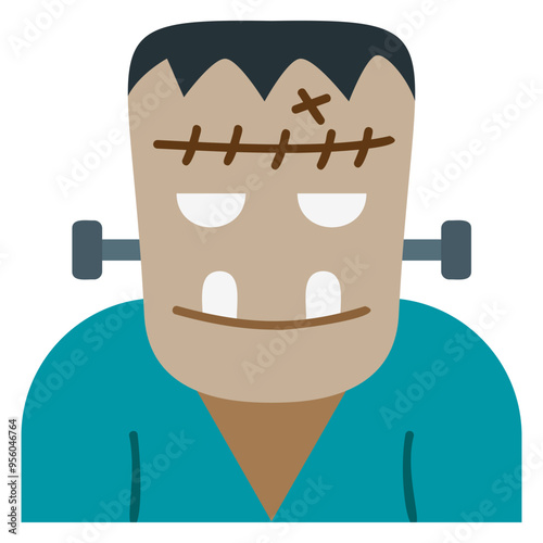 frankenstein flat icon