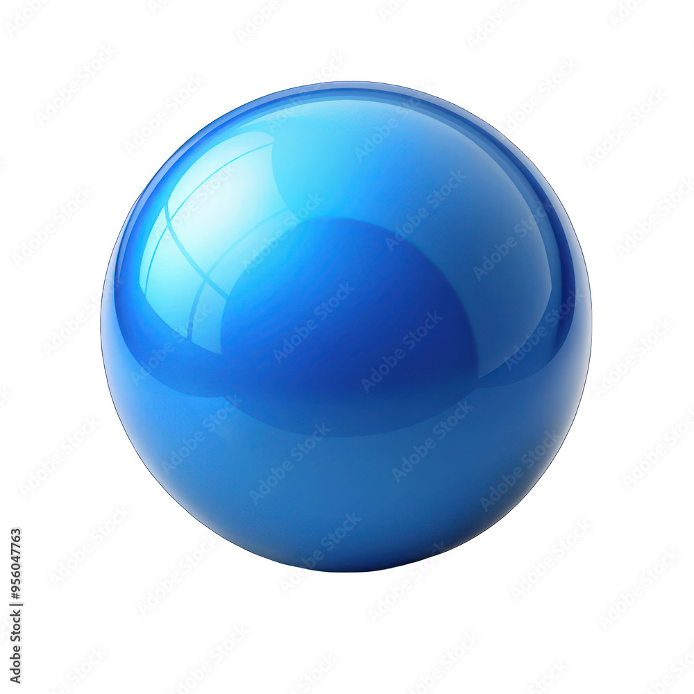 Blue Sphere isolated on transparent background Blue Sphere isolated on transparent background
