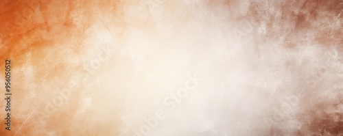 Brown white spray texture color gradient shine bright light and glow rough abstract retro vibe background template grainy noise grungy empty 