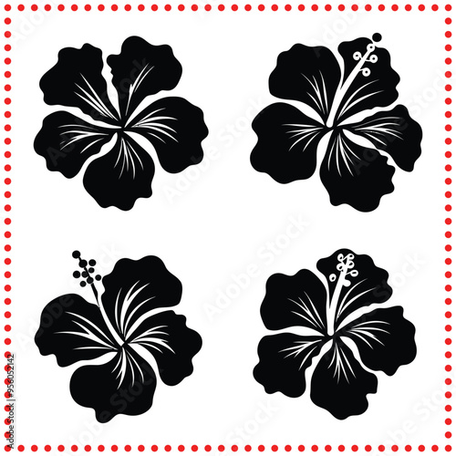 Hibiscus Harmony  Decorate with Tropical Flowers for a Serene, Elegant Look.
