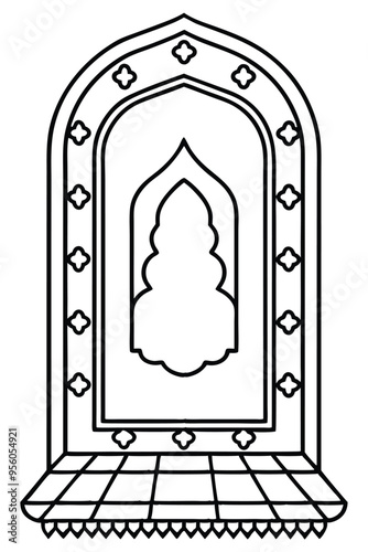 islamic muslim carpet sajadah design