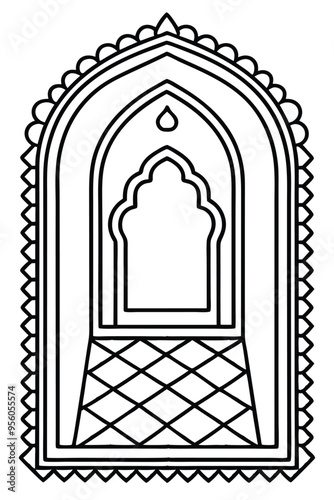 islamic muslim carpet sajadah design
