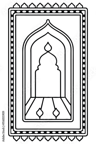 islamic muslim carpet sajadah design