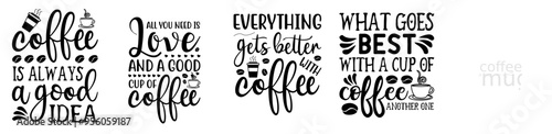Modern Coffee Bundle Labels And Badges, Invitation Pack Vector Illustration for Postcard, Stationery, Holiday Cards