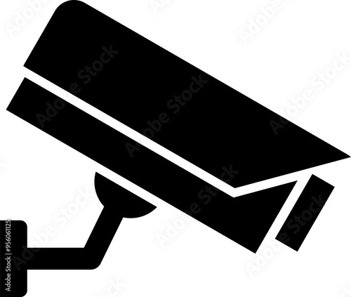 Security camera icon for graphic design, logo, web site, social media, mobile app, ui