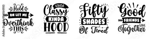 Colourful Free Sarcastic Bundle Inscriptions, Typographic Emblems Pack Vector Illustration for Vouchers, Icon, Holiday Cards