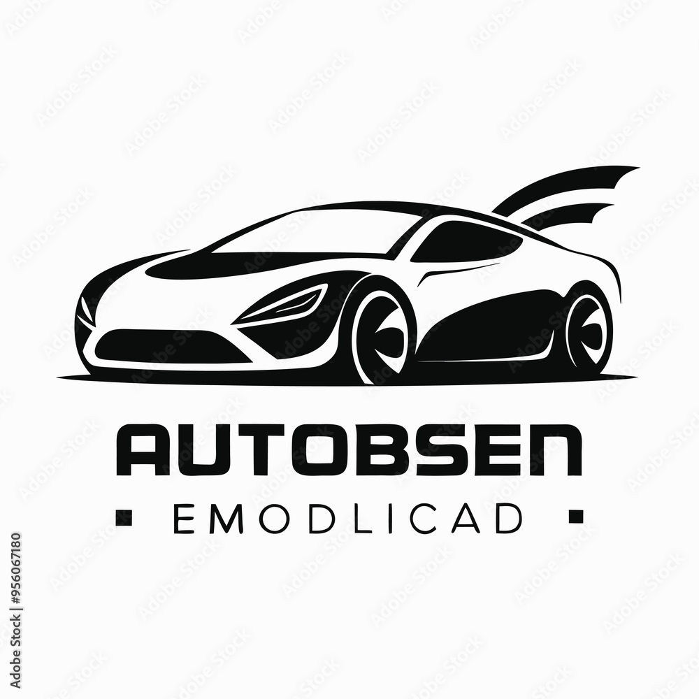 Obraz premium Car Logo. Sport, Showroom, Dealer Logo Automotive Vector