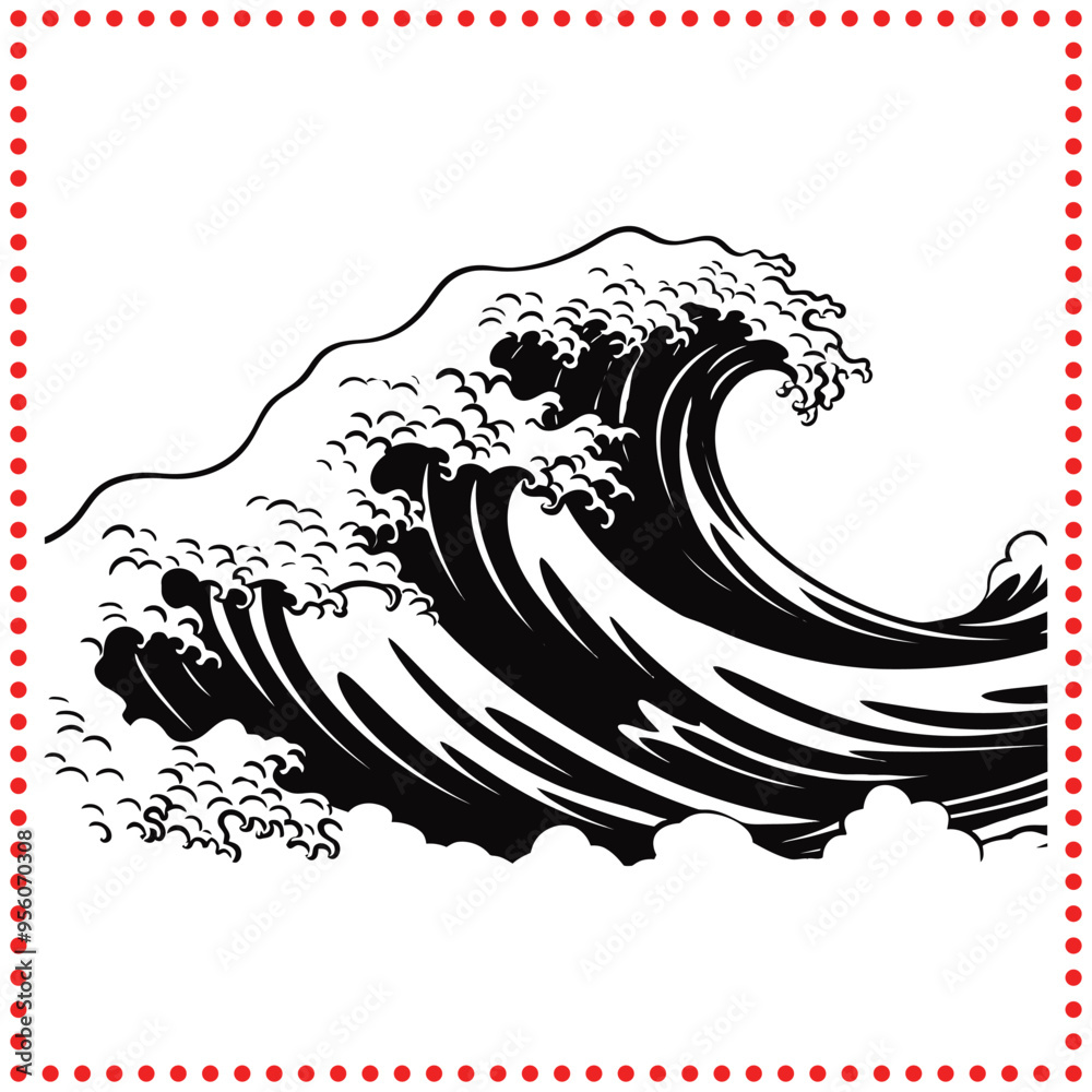 Embrace the Energy of the Sea This Wave Design Adds Movement and Flow to Your Work. Embrace the Energy of the Sea This Wave Design Adds Movement and Flow to Your Work.
