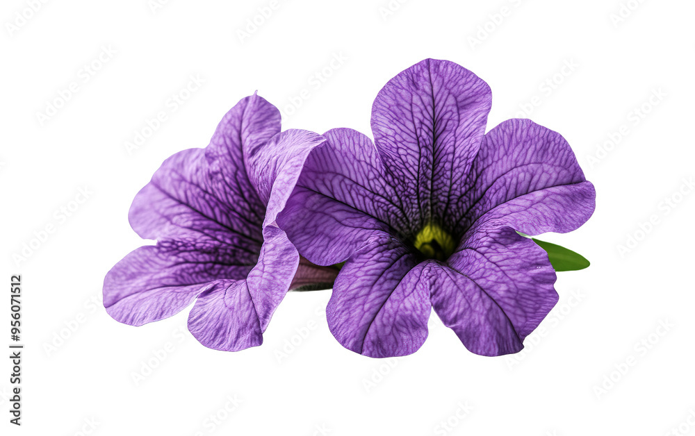 Purple flower of petunia on white background,png Purple flower of petunia on white background,png