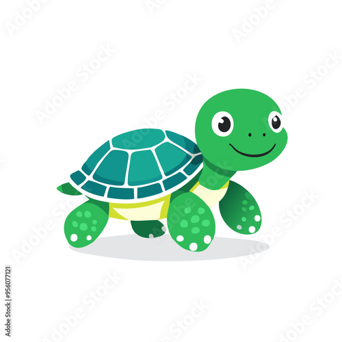 Turtle Cute Small Cartoon Baby Animal Character