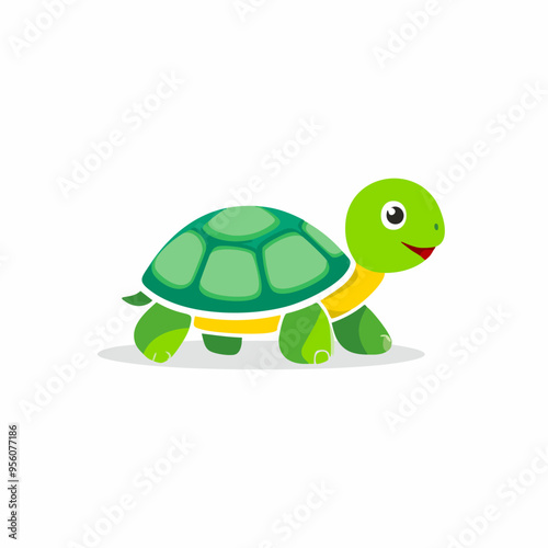 Turtle Cute Small Cartoon Baby Animal Character