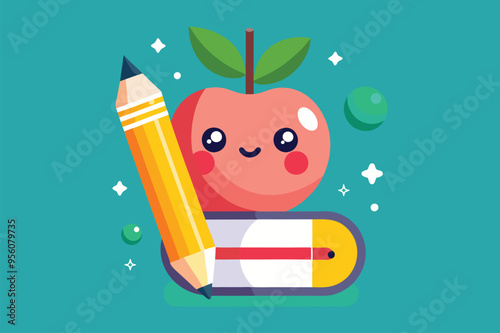 Best  cute  back to school Art Illustrations vector      