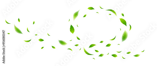 Flying leaves design, suitable for design elements