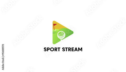 sports streaming vidio logo vector - sports logo