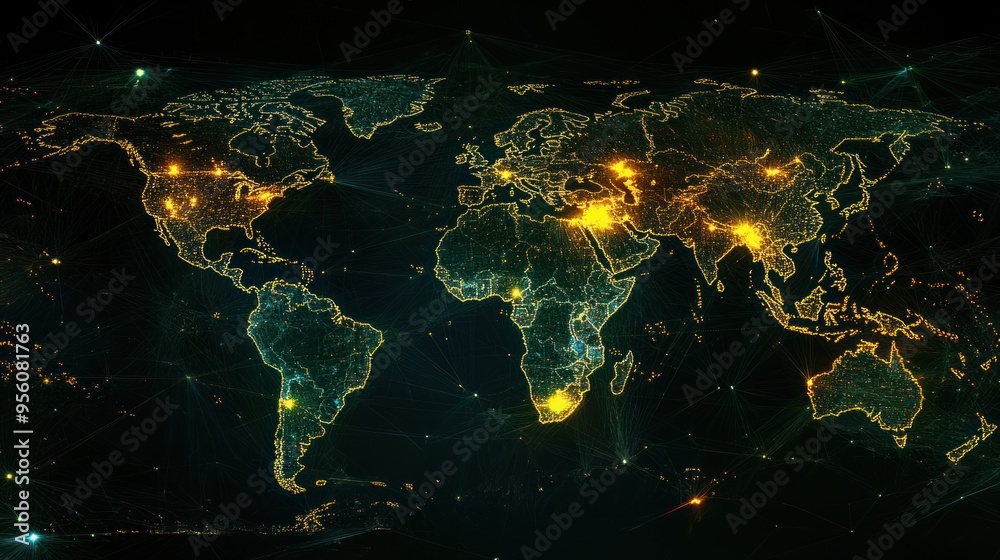 Global Network of Connections Global Network of Connections