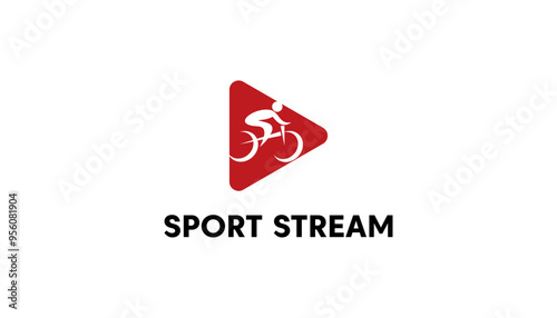 sports streaming vidio logo vector - sports logo