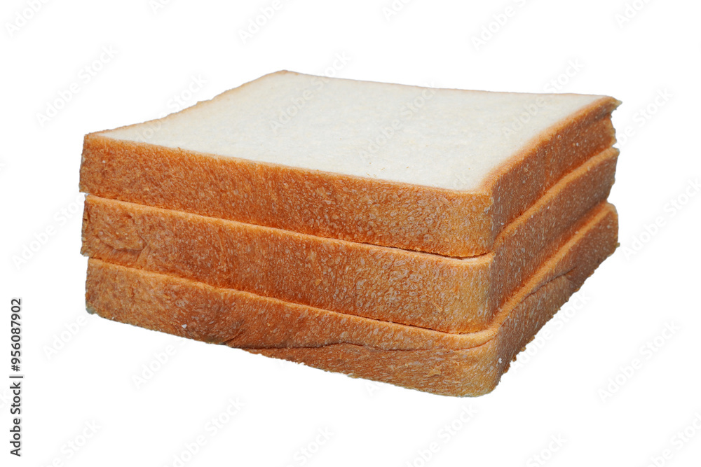 Sliced white bread isolated transparent Sliced white bread isolated transparent