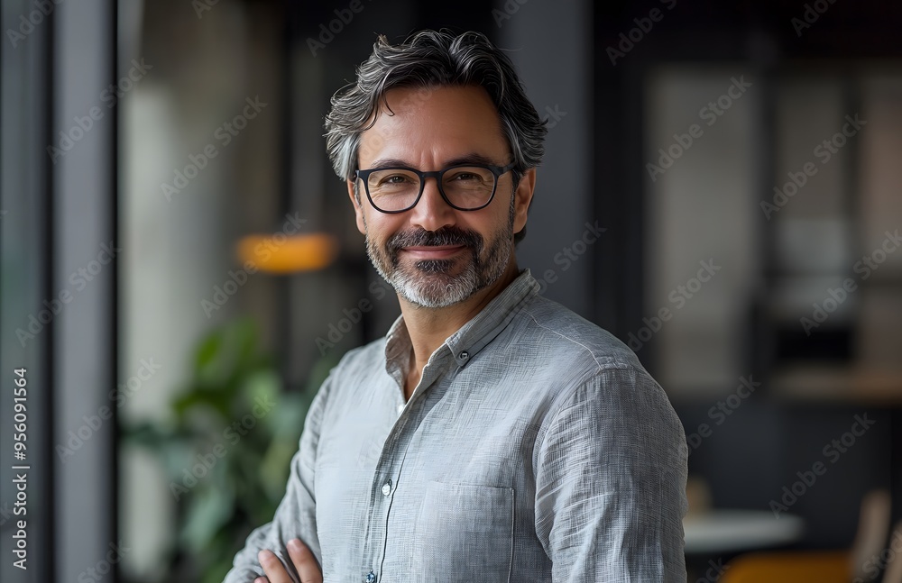 Portrait of a happy middle aged business man,headshot Portrait of a happy middle aged business man,headshot